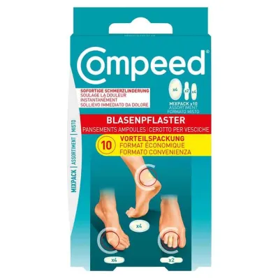 Compeed® kabarcıklı alçı karışımı paketi, 10 adet Compeed® kabarcıklı alçı karışımı paketi, 10 adet