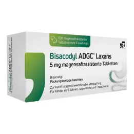 Bisacodyl ADGC® Laxans 5 mg mide-dirençli tablet, 100 adet