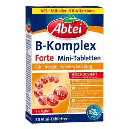 Abbey Vitamin B Kompleksi forte tabletleri, 50 adet