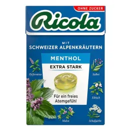 Ricola şeker kutusu mentolsüz ekstra güçlü tatlılar, 50 gr