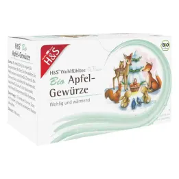 H&amp;S Kış Çayı Organik Elma Baharatı Filtre Torbası (20x2,0 gr)