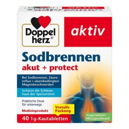 Doppelherz mide ekşimesi akut + koruyucu çiğneme tabletleri, 40 adet
