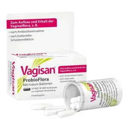 Vagisan Probioflora laktik asit bakterisi sert kapsülleri, 8 adet