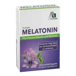 Melatonin + çarkıfelek + kediotu kapsülleri, 60 adet