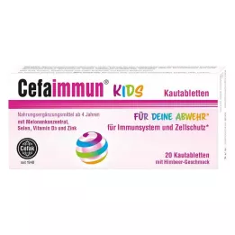 CEFAIMMUN KIDS Çiğnenebilir tabletler, 20 adet