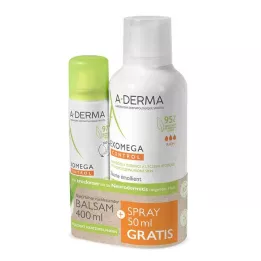 A-DERMA Promosyon Kiti EXOMEGA CONTROL Balsam+Sprey, 1 adet