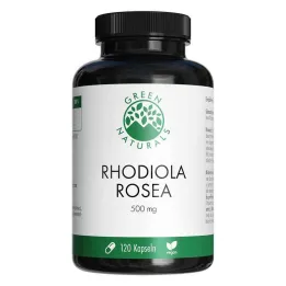Green Naturals Rhodiola Rosea 500 mg yüksek doz kapsüller, 120 adet