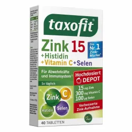 Taxofit Çinko + Histidin + Selenyum Depo Tabletleri, 40 adet