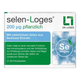 Selenium-Loges 200 µg bitkisel film kaplı tablet, 60 adet