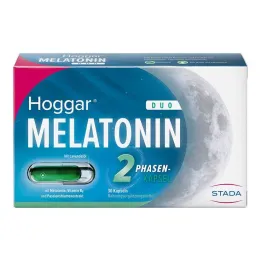 Hoggar Melatonin Duo uyku kapsülleri, 30 adet