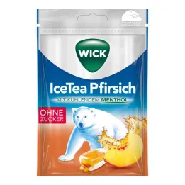 WICK Icetea şeftalili şekersiz tatlılar, 72 gr