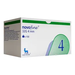 Novofine 4 mm kanüller 0,23x0,25 mm 32 G, 100 adet