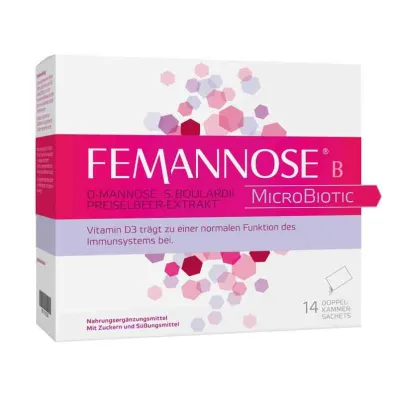 FEMANNOSE B MikroBiyotik granüller (14 adet) FEMANNOSE B MikroBiyotik granüller (14 adet)