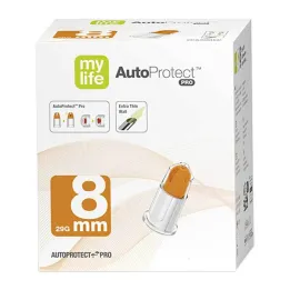 Mylife Autoprotect Pro Emniyetli Kalem İğnesi 8 mm 29 G, 100 adet