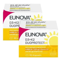 Eunova Duoprotect D3 + K2 4000 I.U. / 80 µg kapsül, 2x90 adet