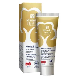 Manuka Health bal-propolis diş macunu florür içermez, 75 ml