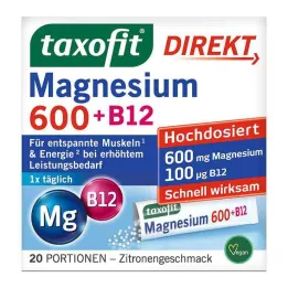 Taxofit Magnezyum 600 + B12 Direkt Granül, 20 adet