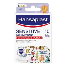 Hansaplast Çocuk alçı bandı hassas 6x7 cm, 10 adet