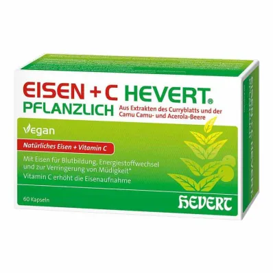 Demir + C Hevert sebze kapsülleri, 60 adet Demir + C Hevert sebze kapsülleri, 60 adet