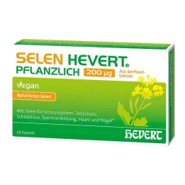 Selenyum Hevert bitki bazlı 200 µg kapsül, 60 kapsül
