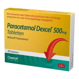 Parasetamol Dexcel 500 mg tablet, 20 adet