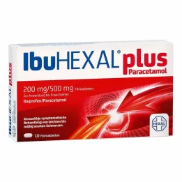 IbuHEXAL artı parasetamol 200 mg/500 mg film kaplı tablet, 10 adet