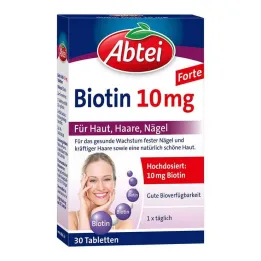 Abbey Biotin 10 mg tablet, 30 adet