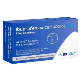 Ibuprofen axicur® 400 mg akut film kaplı tablet, 10 adet