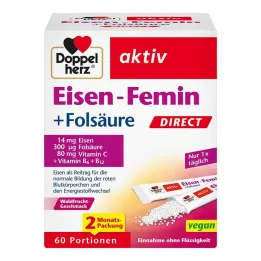 Doppelherz Iron-Femin Direkt Peletler, 60 adet