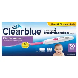 Clearblue Doğurganlık Yumurtlama Testi Dijital, 30 adet