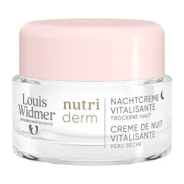 Widmer nutriderm Vitalisante parfümsüz gece kremi, 50 ml