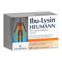Ibu-Lysine Heumann 400 mg film kaplı tablet, 50 adet