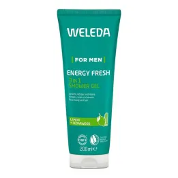 Weleda for Men Energy Fresh 3ü 1 Arada Duş Jeli, 200 ml