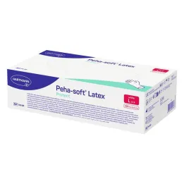 Peha-Soft Latex koruyucu tek kullanımlık muayene eldivenleri steril olmayan pf L, 100 adet