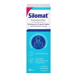 Silomat öksürük bastırıcı pentoksiverin 19 mg/ml damla, 30 ml