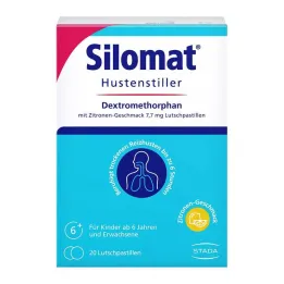 Silomat öksürük bastırıcı DMP limon pastilleri, 20 adet