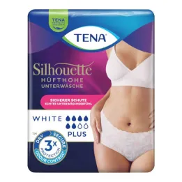 Tena Silhouette Plus L beyaz idrar kaçırma pantolonu, 10 adet
