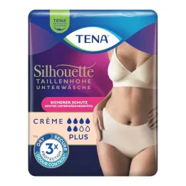 Tena Silhouette Plus M krem rengi idrar kaçırma pantolonu, 9 parça