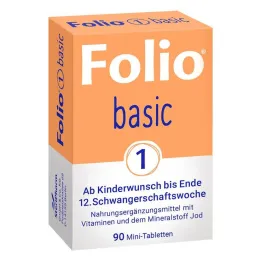 Folio 1 temel film kaplı tablet, 90 adet