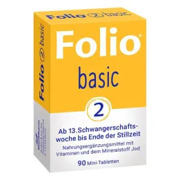 Folio 2 temel film kaplı tablet, 90 adet
