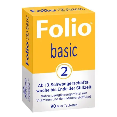Folio 2 temel film kaplı tablet, 90 adet Folio 2 temel film kaplı tablet, 90 adet