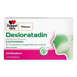 Desloratadin Doppelherzpharma 5 mg film kaplı tablet, 20 adet