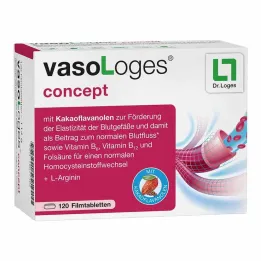 Vasologes konsept film kaplı tabletler, 120 adet