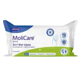 Molicare Skin 3ü 1 arada ıslak mendil, 30 adet