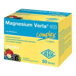 Magnezyum Verla 400 Yaban Mersini Direkt Granülleri, 50 adet