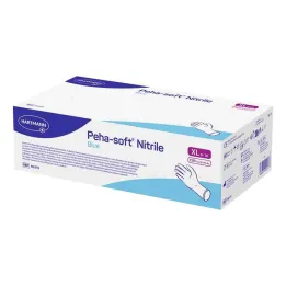 Peha-Soft nitril mavi muayene eldiveni steril olmayan pf XL, 150 adet