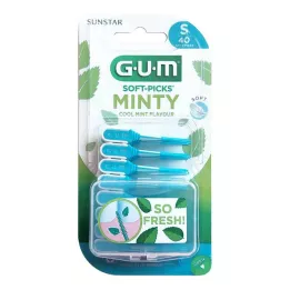 GUM SOFT-PICKS MINTY küçük, 40 parça