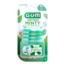 GUM SOFT-PICKS MINTY orta, 40 adet