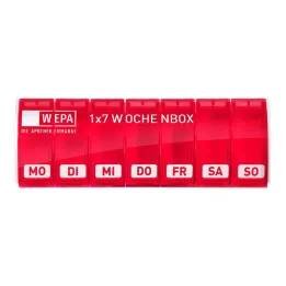Wepa 1x7 haftalık kutu UV-koruma + pembe, 1 adet