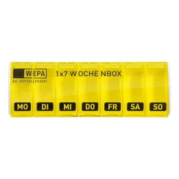 Wepa 1x7 haftalık kutu UV-koruma + sarı, 1 adet